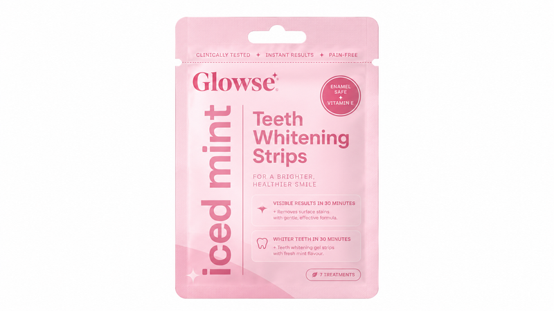 Glowse Teeth Whitening Strips – Iced Mint | 7 Treatments